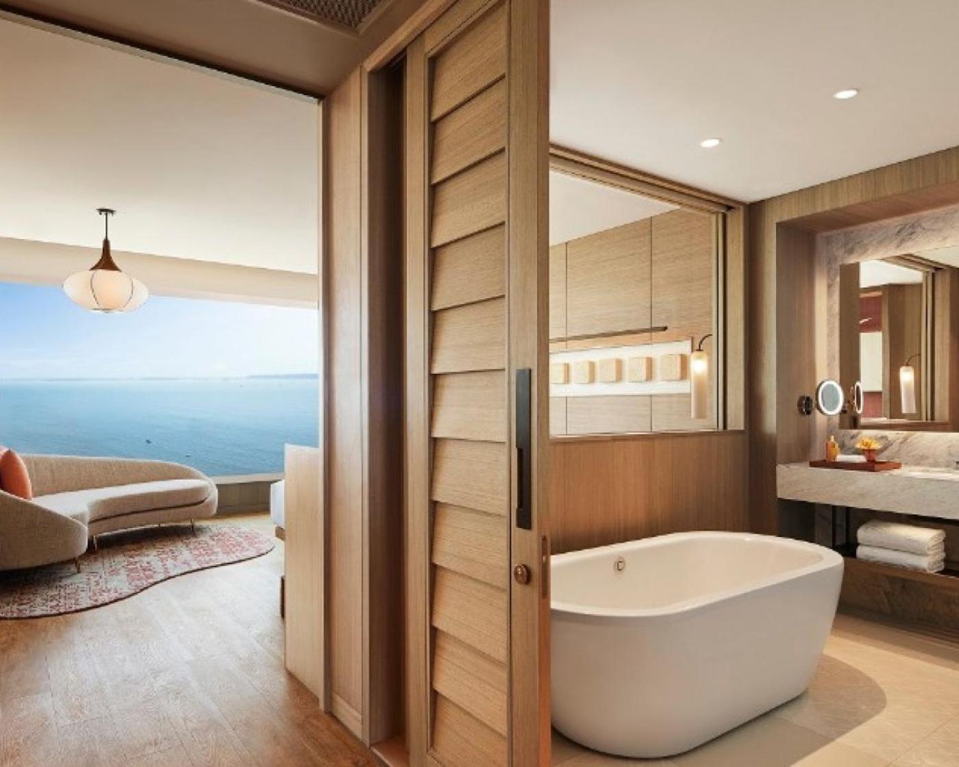 Taj Cidade De Goa Horizon, Goa Panaji Eksteriør bilde A bathroom at the hotel